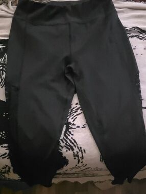 Men's Black Performance Jogger Pants